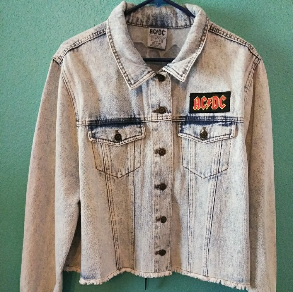 ACDC® Vintage wash denim jacket